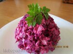Салат из свеклы Наполеон