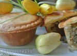 Мини-пироги с печенью, рисом и овощами (в пай-мейкере Тристар)