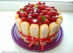 Торт \«Шарлотта с малиной\»