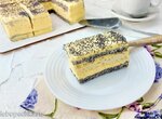 Ангельские маковые нарезные пирожные (+видео)