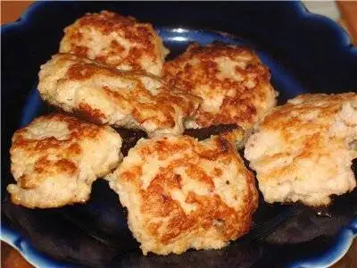 Котлетки постные из кальмара