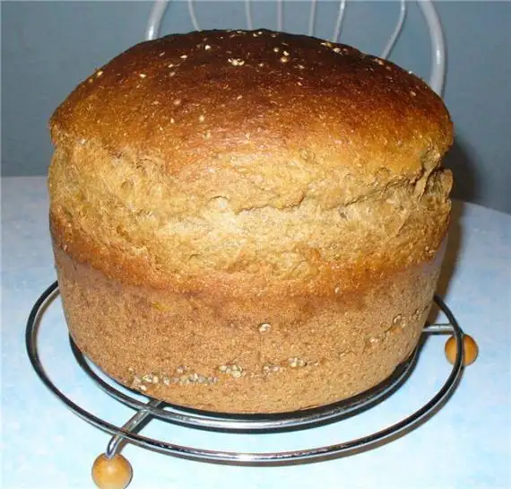 Пшенично-ржаной хлеб с закваской и ржано-пшеничной крупкой