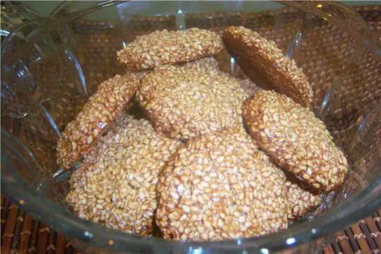 Печенье кунжутное