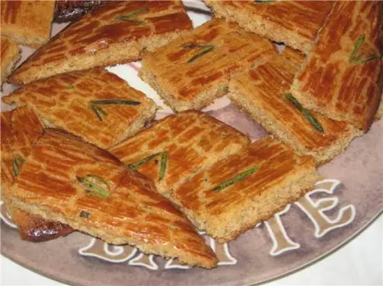 Печенье с мёдом и розмарином