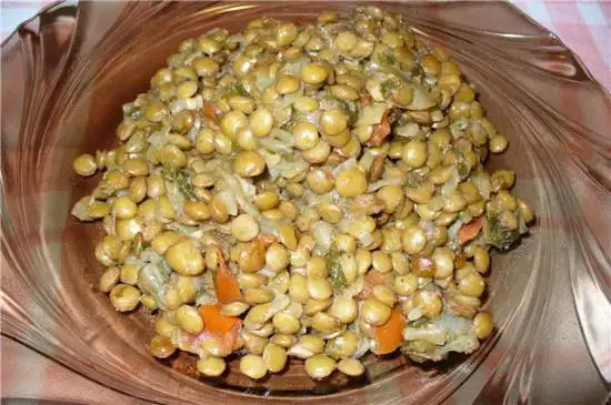 Чечевица с луком в мультиварке