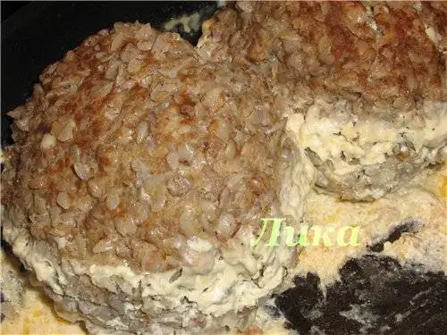 Ёжики из баранины с гречкой