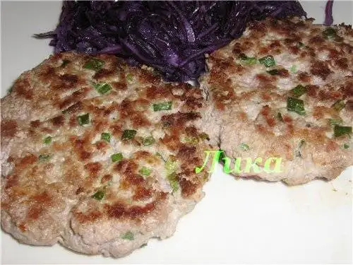 Шницель свиной рубленный