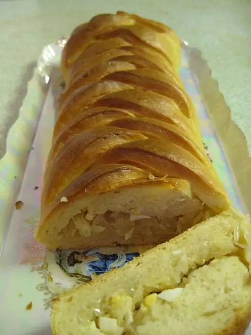 Плетенка с капустой