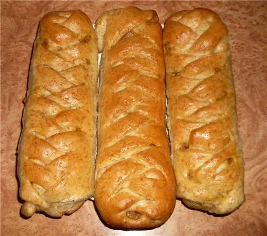 Плетенка отрубная с капустой