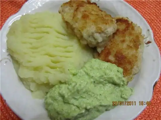 Брокколи со сливками