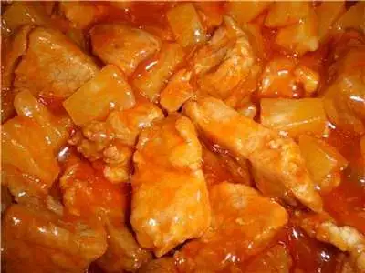 Свинина с ананасами