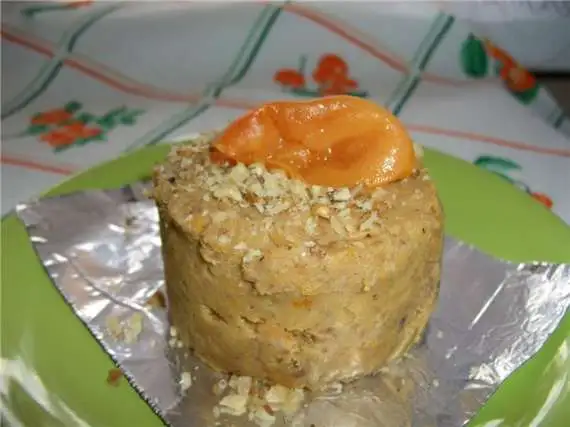 Паштет из фасоли с курагой и орехами
