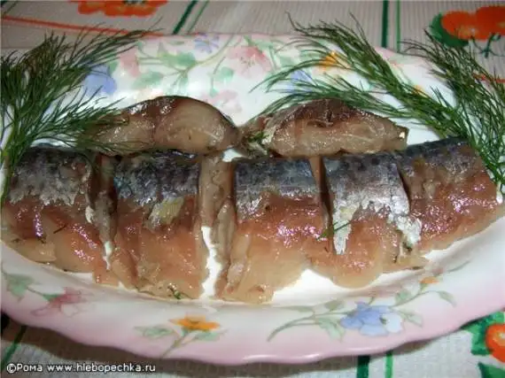 Скумбрия малосольная (домашней засолки)