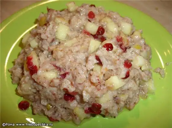 Каша «Пять злаков» на сковороде
