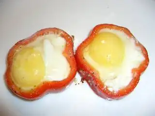 Яичницы в перцах