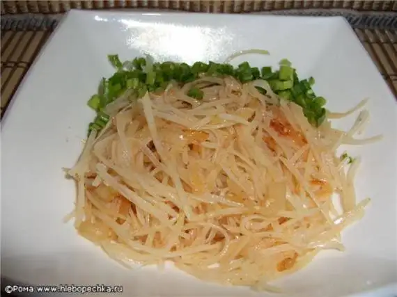 Салат из сырого картофеля