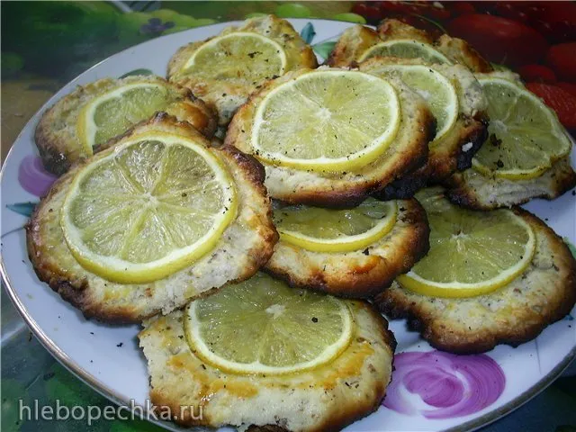 Печенье миндальное с дольками лимона