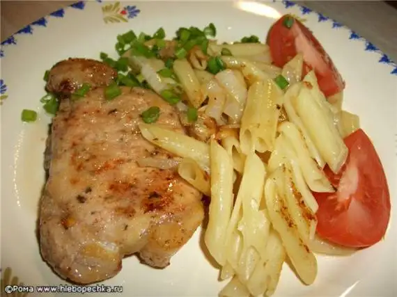 Свинина под апельсиновым соусом