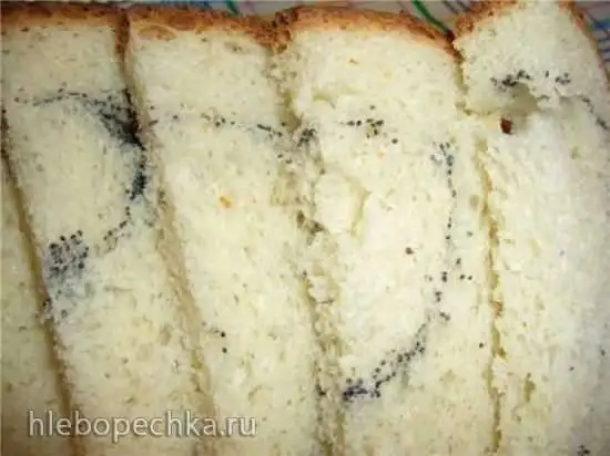Хлеб пшеничный с маком (духовка)