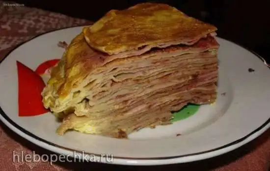 Торт блинный