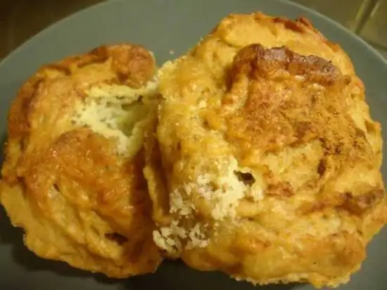 Булочки кофейно-творожные с кремом