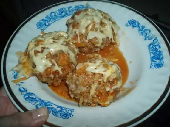 Ежики с рисом