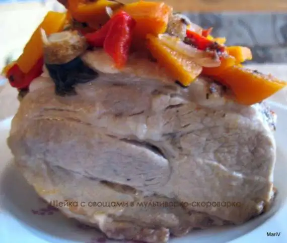 Свиная шейка с овощами (Мультиварка La Cucina Italiana YBD50-90)