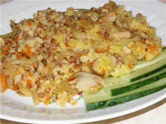Каша по-монастырски (постная)