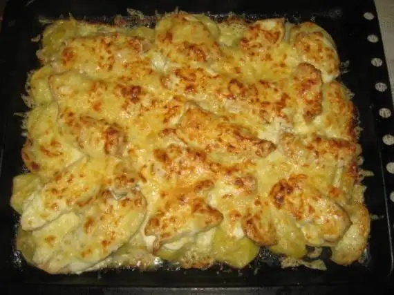 Куриная грудка под сыром «Любимое блюдо»