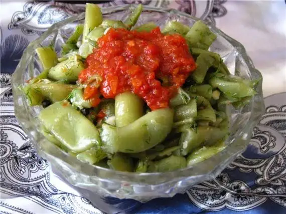 Маринованная зеленая фасоль