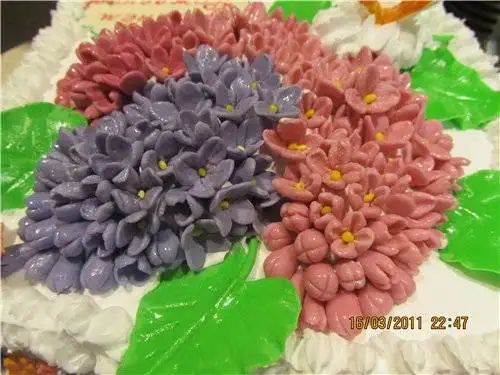 Сирень из мастики