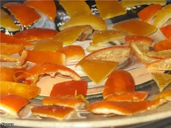 Цукаты из корочек цитрусовых