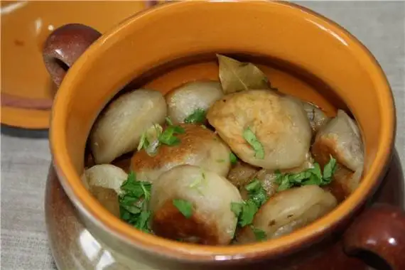 Пельмени с грибами (постные)