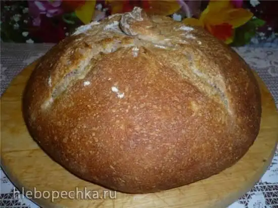 Галисийский хлеб в духовке
