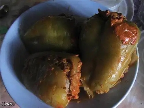 Перцы фаршированные в мультиварке