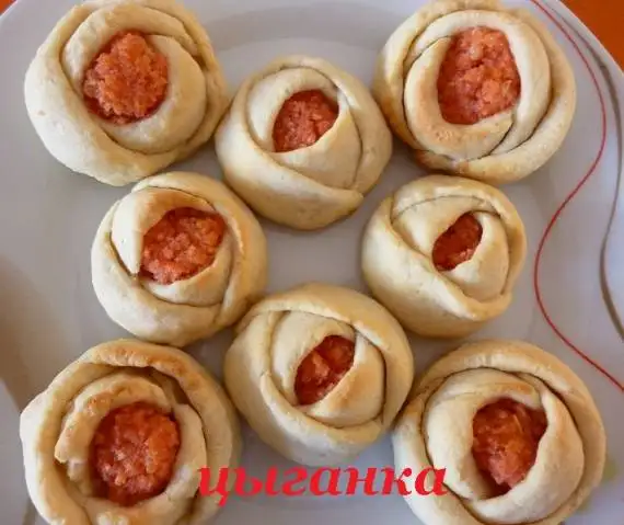 Печенье «Розочки» с ванильным сахаром
