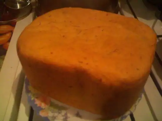 Сырный хлеб с добавками (хлебопечка)