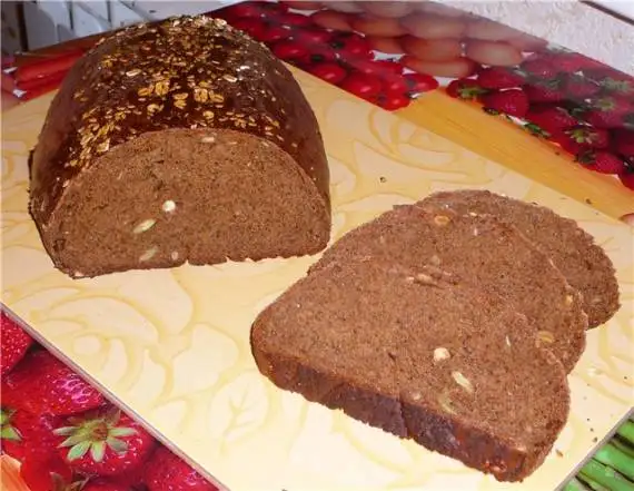 Ароматный хлебушек со злаками в духовке
