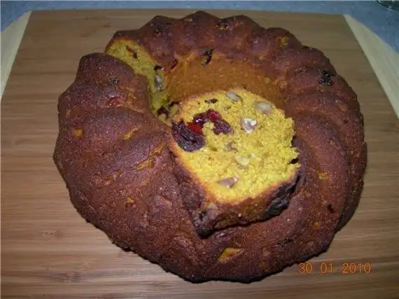 Кекс пряный из манки по-старорусски с отрубями и ростками
