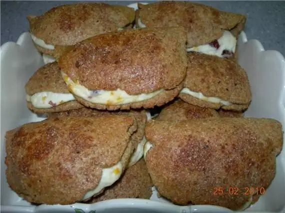 Сочни овсяные с творогом