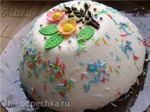 Пасха творожная (на молоке)