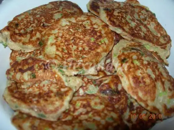 Оладьи кабачковые цельнозерновые