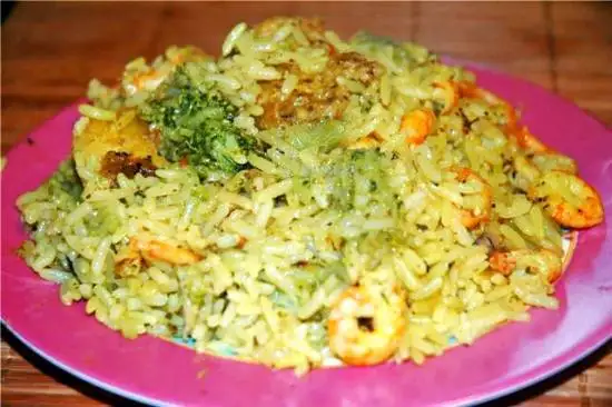 Сайядие (плов из рыбы) в мультиварке