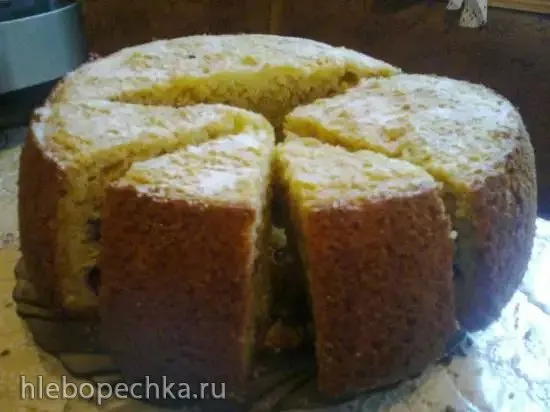 Манник с черной смородиной (мультиварка Perfezza)