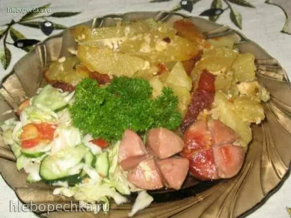Картофель запеченный с сыром в мультиварке