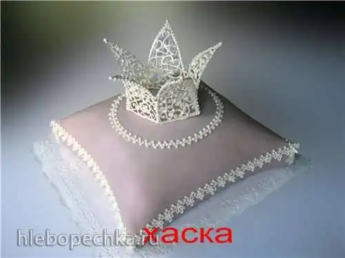 Корона из мастики (мастер-класс)