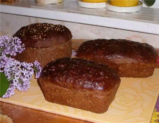 Бородинский хлебушек в духовке