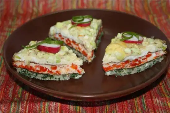Омлет «Три вкуса»