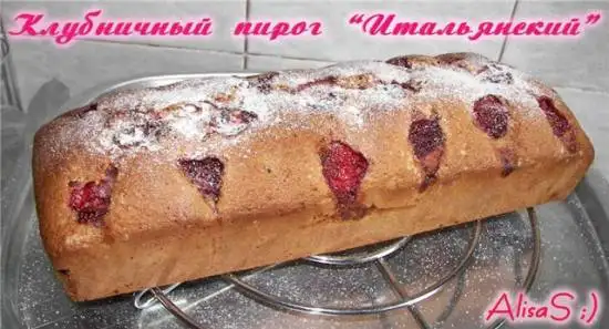Пирог клубничный «Итальянский»