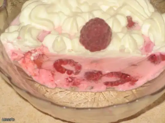 Крем-суфле баварский малиново-клубничный от Maida Heatter